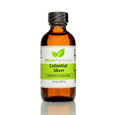 Whole Formulas Colloidal Silver 15ppm, 2 oz.