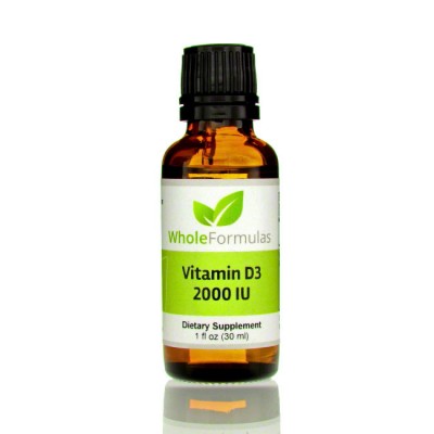 Whole Formulas Vitamin D3 2000 IU, 1 oz.